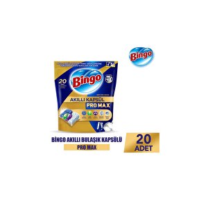 Akıllı Kapsül Pro Max Bulaşık Makinesi Tableti 20 Li X 2 Adet (40 Kapsül)