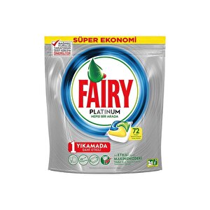 Fairy Platinum Bulaşık Makinesi Kapsülü 72 Adet