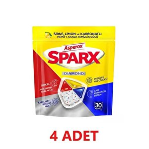 Sparx Bulaşık Makinesi Kapsülü 30 Yıkama X 4 Adet