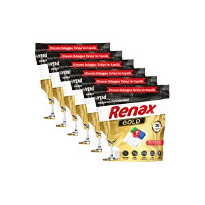 Gold Bulaşık Makinesi Kapsülü Hepsi Bir Arada 30 Lu X 6 Adet