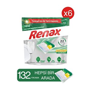 Bulaşık Makine Kapsülü 22'li X6 Adet