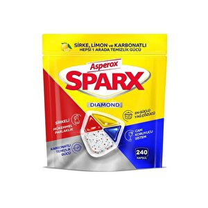 Sparx Diamond Bulaşık Makinesi Kapsülü 240'lı Yerli Ve Milli