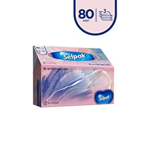 El Ve Yüz Havlusu 80li Paket 6lı 480adet