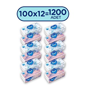 ® El Ve Yüz Havlusu 12'li 1200 Yaprak