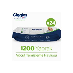 Perine Vücut Temizleme Havlusu 24 Paket 1200 Adet