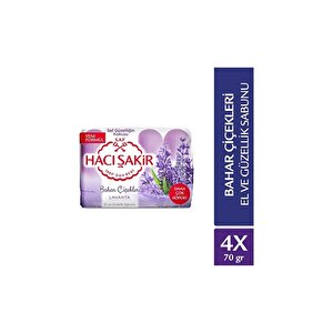 Bahar Çiçekleri Lavanta El Ve Güzellik Sabunu 2 Adet 4x70 Gr