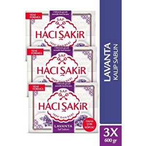 Haci Şaki̇r Lavanta Saf Kalıp Sabun 4x150 Gr X 3 Adet
