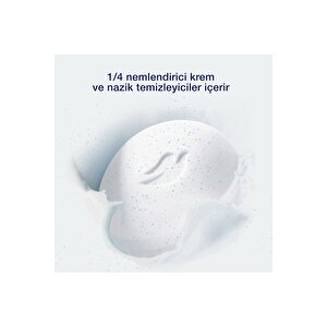 Beauty Cream Bar Katı Güzellik Sabunu Gentle Exfoliating Nemlendirici Etkili 90 G X4 Adet