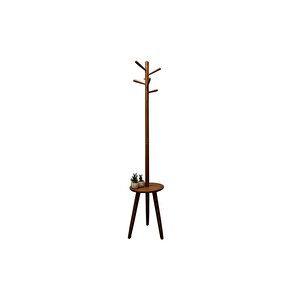 Handy Mate Sofia Tabureli Masif Askılık-ceviz 40x178x40 Cm