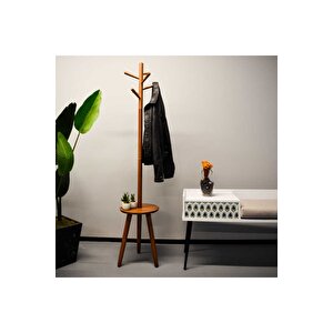 Handy Mate Sofia Tabureli Masif Askılık-ceviz 40x178x40 Cm
