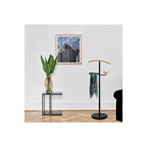 Handy Mate Grazia Metalahşap Dilsiz Uşak-siyahmeşe 46x109x105 Cm