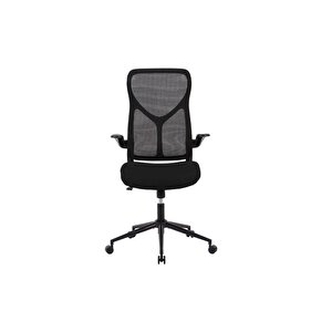 Techno Rest File Sırtlı Çalışma Koltuğu-siyah 65x110-120x67 Cm (gxyxd)