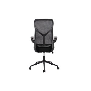 Techno Rest File Sırtlı Çalışma Koltuğu-siyah 65x110-120x67 Cm (gxyxd)