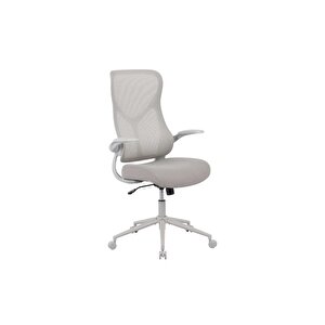 Techno Rest File Sırtlı Çalışma Koltuğu-bej-gri 65x110-120x67 Cm (gxyxd)