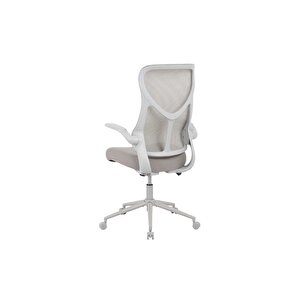 Techno Rest File Sırtlı Çalışma Koltuğu-bej-gri 65x110-120x67 Cm (gxyxd)