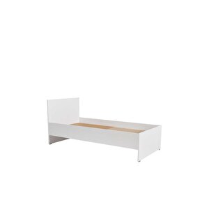Trendline Tek Kişilik Karyola-mat Beyaz 96x89x195 Cm (gxyxd)