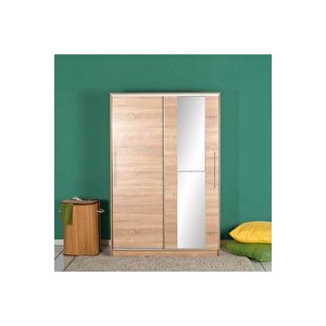 Aynalı Sürgülü Gardırop Swd-512-sn-2 Sonoma