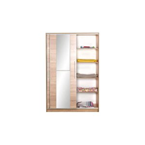 Aynalı Sürgülü Gardırop Swd-512-sn-2 Sonoma