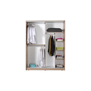 Adore Sürgü Kapılı Aynalı Gardırop Swd-716-ss-3 Sonoma