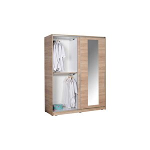 Adore Sürgü Kapılı Aynalı Gardırop Swd-716-ss-3 Sonoma