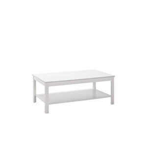 Rustik Dikdörtgen Orta Sehpa-mat Beyaz 103x40x60 Cm (gxyxd)