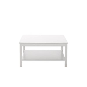 Rustik Kare Sehpa-mat Beyaz 80x40x80 Cm (gxyxd)
