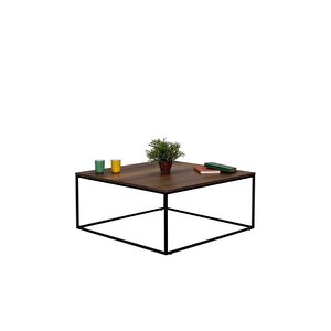 Profile Kare Orta Sehpa - Koyu Ceviz (oslo Ceviz) 80x42x80 Cm (gxyxd)