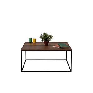 Profile Kare Orta Sehpa - Koyu Ceviz (oslo Ceviz) 80x42x80 Cm (gxyxd)