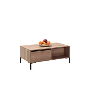 Cube Dikdörtgen Orta Sehpa-açık Ceviz (tori) 103x42x60 Cm (gxyxd)
