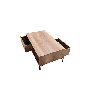 Cube Dikdörtgen Orta Sehpa-açık Ceviz (tori) 103x42x60 Cm (gxyxd)