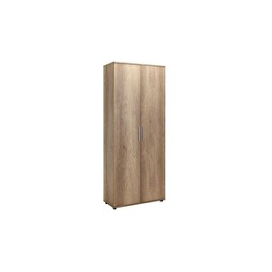 Porto 10 Raflı Kapaklı Geniş Ayakkabılık-açık Ceviz(tori) 76x187x36 Cm (gxyxd)