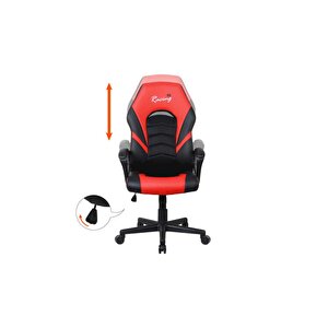 Max Racing Pilot Oyuncu Ve Çalışma Koltuğu Siyah-kırmızı 59,5x112-124x62 Cm (gxyxd)