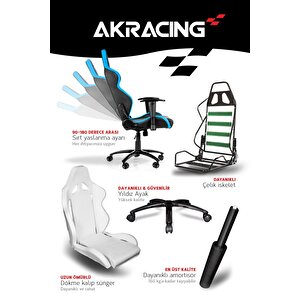 Akracing Overture Serisi Oyuncu Ve Çalışma Koltuğu-siyah-sarı 56x139x58 Cm (gxyxd)