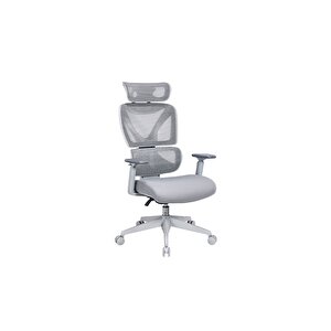 Unique-s Yönetici Ve Çalışma Koltuğu-gri 74x117.5-127x65.5 Cm