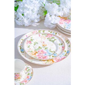 Freya 6 Kişilik 19 Parça Porselen Pasta-i̇kram Seti Ncy-07078
