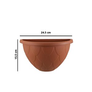 Omnipazar So-dd01 Dekoratif Damla Duvar Saksı 1.4 Litre No 1