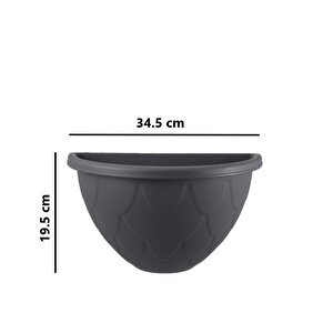 Omnipazar So-dd03 Dekoratif Damla Duvar Saksı 3.4 Litre No 3
