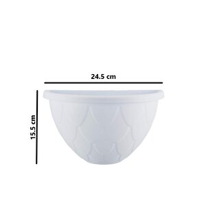 Omnipazar So-dd01 Dekoratif Damla Duvar Saksı 1.4 Litre No 1