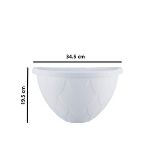 Omnipazar So-dd03 Dekoratif Damla Duvar Saksı 3.4 Litre No 3