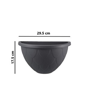 Omnipazar So-dd02 Dekoratif Damla Duvar Saksı 2.4 Litre No 2