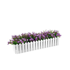 So-i̇b03 Beyaz Askılı Balkon Saksı Takım 14 Lt No 3