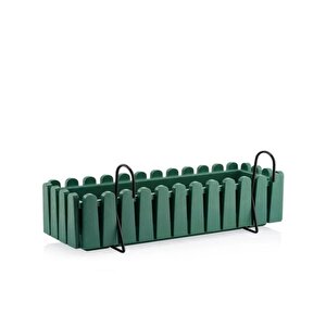 So-i̇b03 Yeşil Askılı Balkon Saksı Takım 14 Lt No 3
