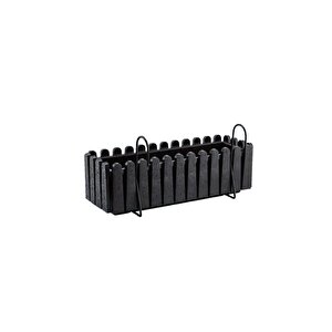So-i̇b02 Antrasit Askılı Balkon Saksı Takım 9 Lt No 2