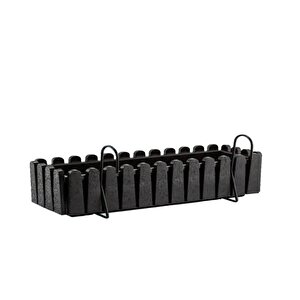So-i̇b03 Antrasit Askılı Balkon Saksı Takım 14 Lt No 3