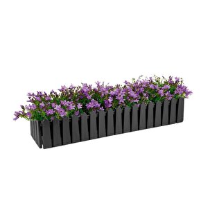 So-i̇b03 Antrasit Askılı Balkon Saksı Takım 14 Lt No 3