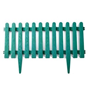 Dekoratif Bahçe Çiti 4 Adet  55*34 Cm  Koyu Yeşil