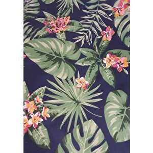2 Kişilik Lüks Salıncak Kılıf Seti̇ Süngersiz Yaprak Desen 130x45 cm