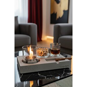 Copart Elza Biyoetanol Masaüstü Şömine