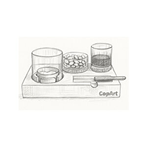 Copart Elza Biyoetanol Masaüstü Şömine