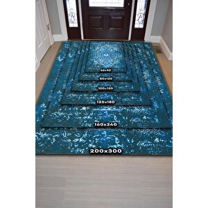 Homshtag Nazar Geometrik Salon Halısı Etnik Desen Halı Çok Renkli Oturma Odası Halı Nazarlıklı Halı